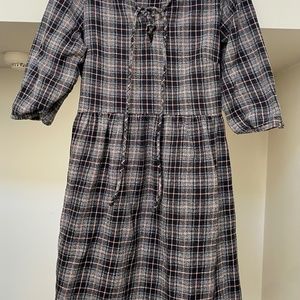 April Cornell plaid dress